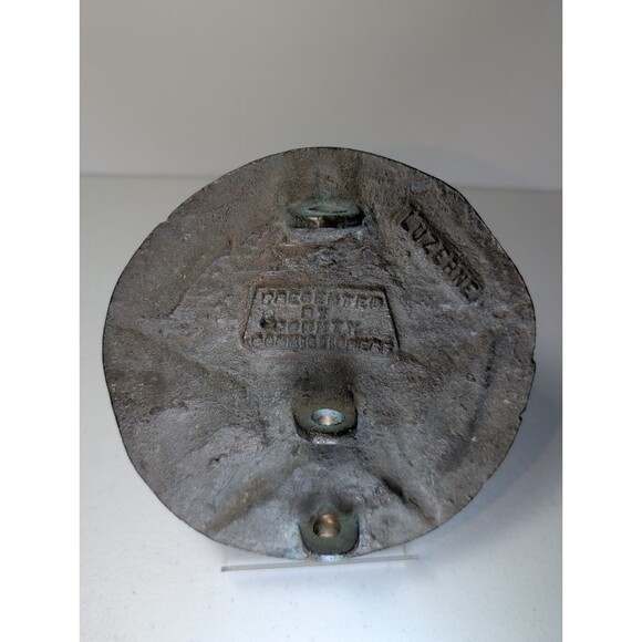 WWI US Veteran Grave Marker 1917–1918 Cast Iron Star Luzerne County Antique - Picture 5 of 16